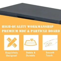 Costway 4-Tier Ladder Shelf Bookshelf Bookcase Storage Display Leaning With 2 Drawers -My Book Perch Sales Store unnamed file 2295