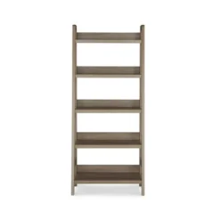 60.13" 5 Shelf Bookshelf Gray - Linon