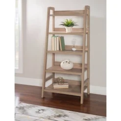60.13" 5 Shelf Bookshelf Gray - Linon -My Book Perch Sales Store unnamed file 2309