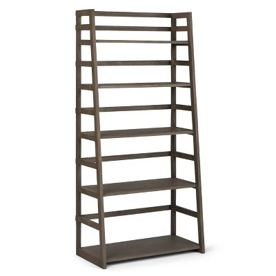 63"x30" Normandy Ladder Shelf Bookcase Farmhouse - Wyndenhall Black 12 63"x30" Normandy Ladder Shelf Bookcase Farmhouse - Wyndenhall Black - Image 10