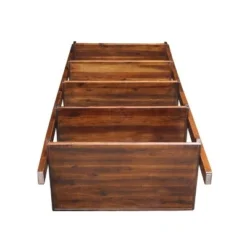 75.5" 5 Tier Solid Wood Leaning Bookshelf - International Concepts White -My Book Perch Sales Store unnamed file 2455