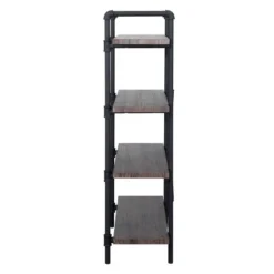 55.75" Oswald Industrial 4-Tier Shelf Dark Brown - Christopher Knight Home -My Book Perch Sales Store unnamed file 2462