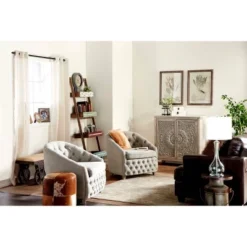 70" Wood 4 Shelf Leaning Shelf Book Shelf Brown - Olivia & May -My Book Perch Sales Store unnamed file 2485