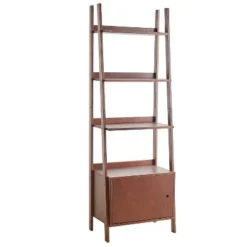 70.75" 3-Tier Stepladder Shelves Storage Cabinet - Ore International Espresso 9 70.75" 3-Tier Stepladder Shelves Storage Cabinet - Ore International Espresso -My Book Perch Sales Store unnamed file 2495