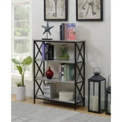 42" Tucson 4 Tier Bookcase Faux Birch - Breighton Home -My Book Perch Sales Store unnamed file 2507