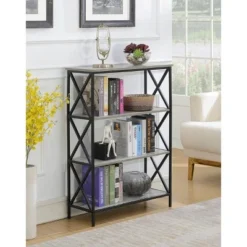 42" Tucson 4 Tier Bookcase Faux Birch - Breighton Home -My Book Perch Sales Store unnamed file 2510