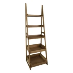74" 5 Shelf Ladder Bookcase Alpine Gray - Flora Home -My Book Perch Sales Store unnamed file 2543