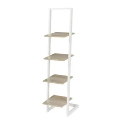 56" Designs2Go 4 Tier Ladder Bookshelf - Breighton Home Faux Birch/black -My Book Perch Sales Store unnamed file 2568