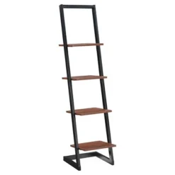 56" Designs2Go 4 Tier Ladder Bookshelf - Breighton Home Faux Birch/black -My Book Perch Sales Store unnamed file 2570