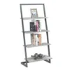 57" Graystone 4 Tier Ladder Bookcase/shelf Faux Birch/Slate Gray - Breighton Home -My Book Perch Sales Store unnamed file 2582