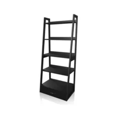 Juncus 5 Tiered Ladder Bookcase - HOMES: Inside + Out Black -My Book Perch Sales Store unnamed file 2589