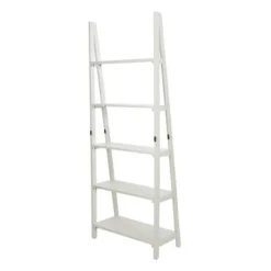 72.25" Brookings Ladder Bookshelf White - OSP Home Furnishings -My Book Perch Sales Store unnamed file 2594