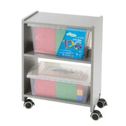 UNiPLAY Storage Rolling Cart — Arts and Crafts, Office Supplies, School Supplies, and Toy Storage, 18.8" x 11.8" x 26.2" -My Book Perch Sales Store unnamed file 264