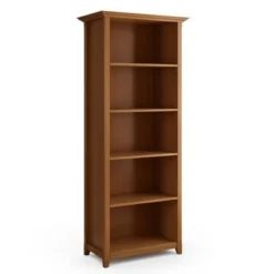 Halifax 5 Shelf Bookshelf - WyndenHall Golden Brown -My Book Perch Sales Store unnamed file 2656