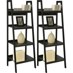 Viewfield 4 Shelf Ladder Bookcase Bundle - Room & Joy Light Gray -My Book Perch Sales Store unnamed file 2691