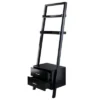 69.36" Bellamy Leaning Shelf with Storage Black - Winsome -My Book Perch Sales Store unnamed file 2700