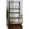 Olivia & May 56" A Frame Bookshelf with 4 Shelves Black - Olivia & May -My Book Perch Sales Store unnamed file 2773