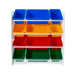 UNiPLAY Toy Organizer With 12 Removable Storage Bins and Block Play Panel, Multi-Size Bin Organizer -My Book Perch Sales Store unnamed file 280