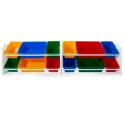 UNiPLAY Toy Organizer With 12 Removable Storage Bins and Block Play Panel, Multi-Size Bin Organizer -My Book Perch Sales Store unnamed file 281