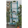 Wood Ladder Leaning Bookshelf - Olivia & May Turquoise -My Book Perch Sales Store unnamed file 2828