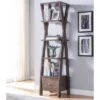71" Graci 5 Shelf with 1 Drawer Bookcase Walnut Oak - miBasics -My Book Perch Sales Store unnamed file 2836