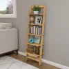 Hastings Home 5-Tier Bookshelf - 50" Tall, Pickled Oak Wood Finish -My Book Perch Sales Store unnamed file 2872