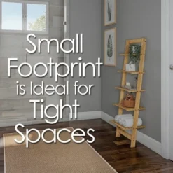 Hastings Home 5-Tier Bookshelf - 50" Tall, Pickled Oak Wood Finish -My Book Perch Sales Store unnamed file 2874