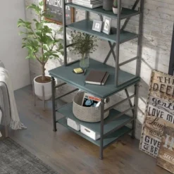 78" Lairg Bookcase - miBasics Antique White/black -My Book Perch Sales Store unnamed file 2910