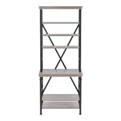 78" Lairg Bookcase - miBasics Antique White/black -My Book Perch Sales Store unnamed file 2914