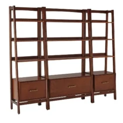 70.5" 3pc Landon Bookcase Set - Crosley White -My Book Perch Sales Store unnamed file 2932