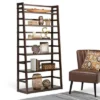 72"x36" Normandy Wide Ladder Shelf Bookshelf Brunette Brown - WyndenHall -My Book Perch Sales Store unnamed file 2946