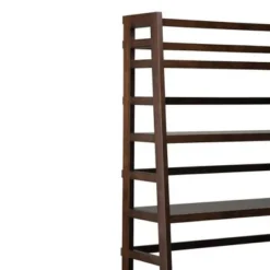 72"x36" Normandy Wide Ladder Shelf Bookshelf Brunette Brown - WyndenHall -My Book Perch Sales Store unnamed file 2948