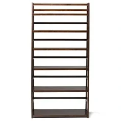 72"x36" Normandy Wide Ladder Shelf Bookshelf Brunette Brown - WyndenHall -My Book Perch Sales Store unnamed file 2951