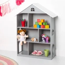 Dollhouse Bookcase - WildKin Pink