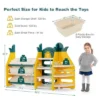 Costway 3-in-1 Kids Toy Storage Organizer Bookshelf Corner Rack w/ Plastic Bins -My Book Perch Sales Store unnamed file 2992