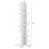 Costway Open Concept Bookshelf Plant Display Shelf Rack Storage Holder Wooden White -My Book Perch Sales Store unnamed file 3013