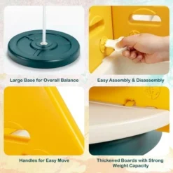 Costway Kids Toy Storage Organizer 360° Revolving Pineapple Shelf w/Plastic Bins -My Book Perch Sales Store unnamed file 3028