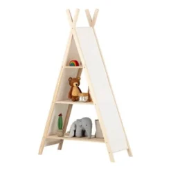 59.25" Sweedi Tent Shelving Unit Natural Cotton/Pine - South Shore -My Book Perch Sales Store unnamed file 3062