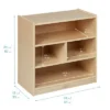 ECR4Kids Building Block Storage Cart - 4-Cubby Birch Cabinet on Casters, 24" H -My Book Perch Sales Store unnamed file 309
