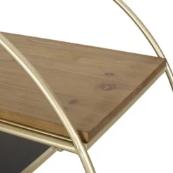 Cragin Contemporary 3 Shelf Circular Bookcase Black/Gold/Antique - Christopher Knight Home -My Book Perch Sales Store unnamed file 3119