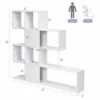 Costway 5-Tier Bookshelf Corner Ladder Bookcase Display Storage Rack White -My Book Perch Sales Store unnamed file 3121