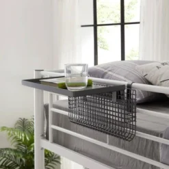 Universal Metal Bunk Bed Shelf Gunmetal/Mesh - Saracina Home -My Book Perch Sales Store unnamed file 3193