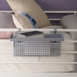 Universal Metal Bunk Bed Shelf Silver/Mesh - Saracina Home -My Book Perch Sales Store unnamed file 3204