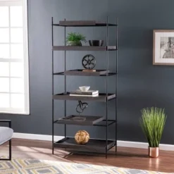Caj Sliding Shelf Etagere Black - Southern Enterprises -My Book Perch Sales Store unnamed file 3244