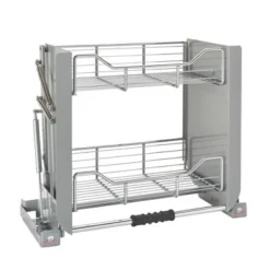 Rev-A-Shelf 5PD-24CRN 24-Inch Convenient Heavy-Duty 2-Tier Mounted Wall Cabinet Pull-Down Shelving System -My Book Perch Sales Store unnamed file 3264