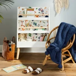 Modern Tall Three Shelf Bookshelf White - Pillowfort™ -My Book Perch Sales Store unnamed file 327