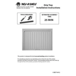 Rev-A-Shelf SBDT-2730 Under Sink Base Drip Tray Mat Shelf Liner for Kitchen Cabinets Protective Organization Accessory -My Book Perch Sales Store unnamed file 3276