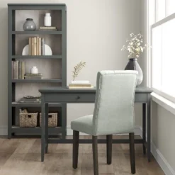 72" Carson 5 Shelf Bookcase - Threshold Walnut Brown