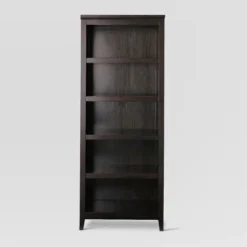 72" Carson 5 Shelf Bookcase - Threshold Walnut Brown -My Book Perch Sales Store unnamed file 3310