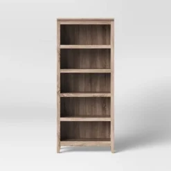 72" Carson 5 Shelf Bookcase - Threshold Walnut Brown -My Book Perch Sales Store unnamed file 3311